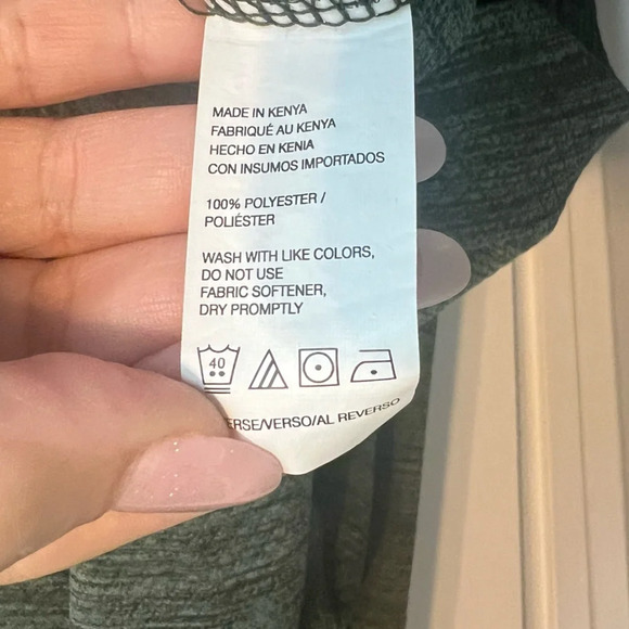 Men’s G.H. Bass & Co Athletic 1/4 Zip Pullover Jacket Lg Heathered Green 2 Tone - Picture 7 of 10